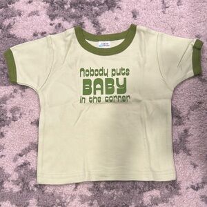 Urban small 12-18 months Green Baby T-Shirt with Fun Print